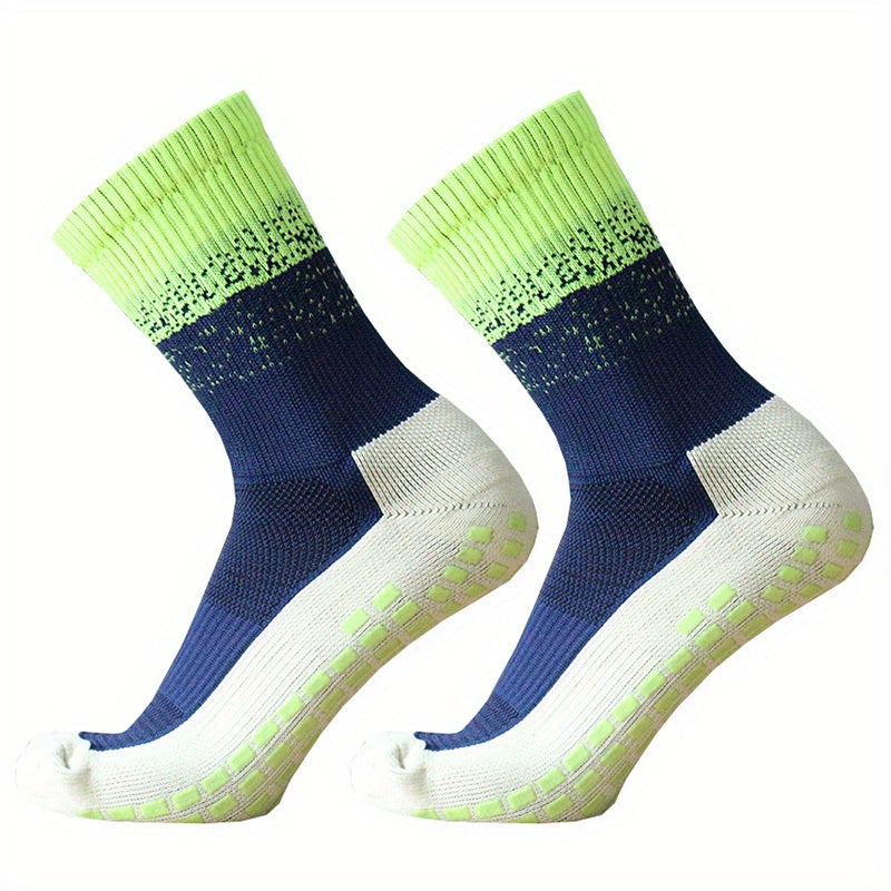 Thickened Non-slip Silicone Bottom Football Socks Mid-calf Athletic Socks