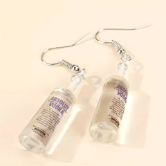 Resin Wine Bottle Hook Earrings Creative Gift For Women Girls