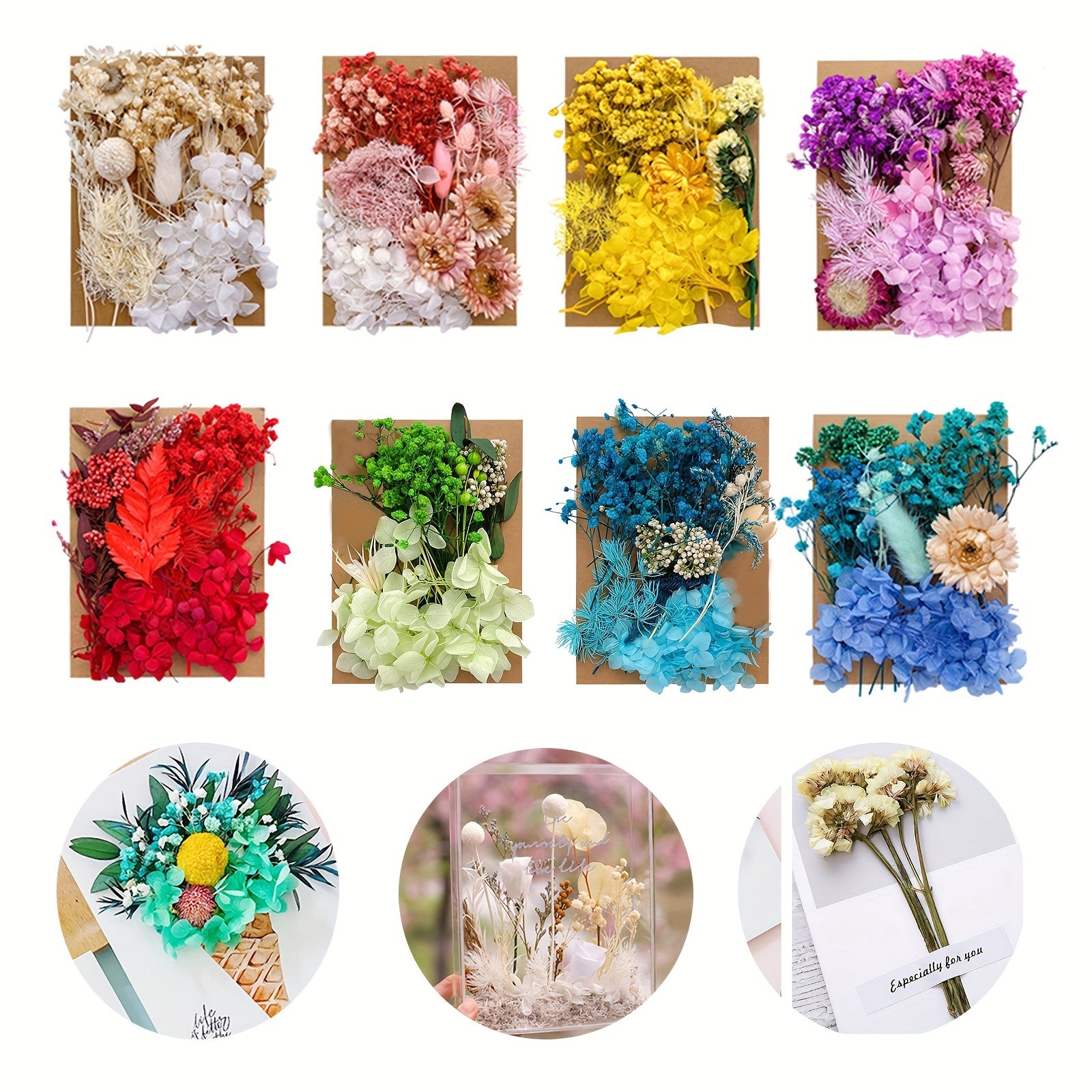 Dried Flowers For Resin, Pressed Flowers, DIY Craft Supplies