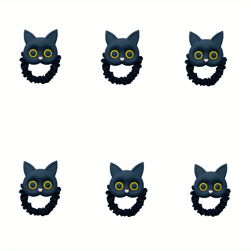 Cartoon Cat Hair Tie Sweet Animal Hair Rope Ponytail Holder