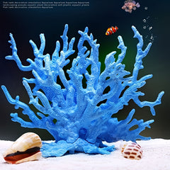 Realistic Artificial Coral Plant Ornament for Fish Tanks