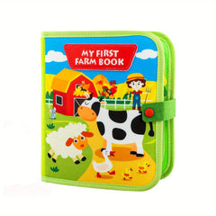 My First Farm Book Busy Board for Youngsters - Animals, Tools, Weather