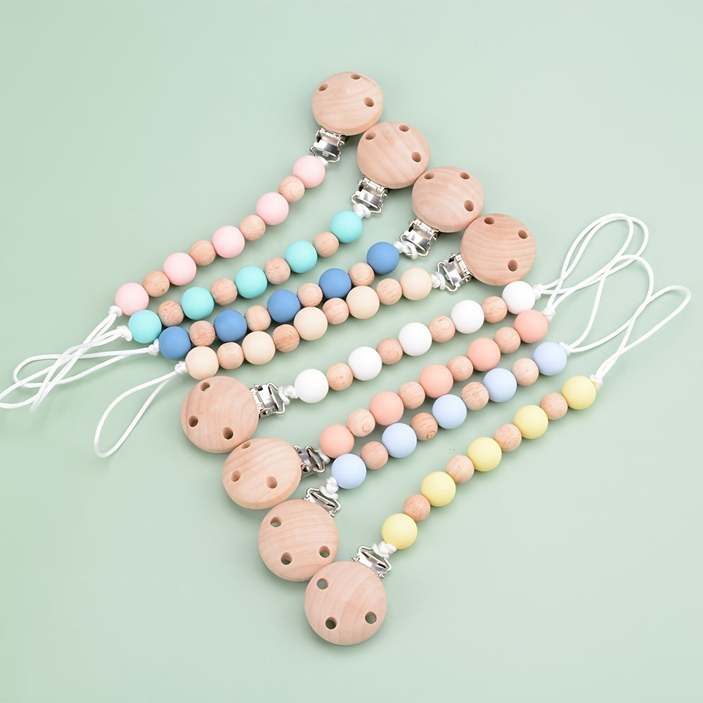 Colorful Baby Pacifier Clips for Teething Dummy Holder