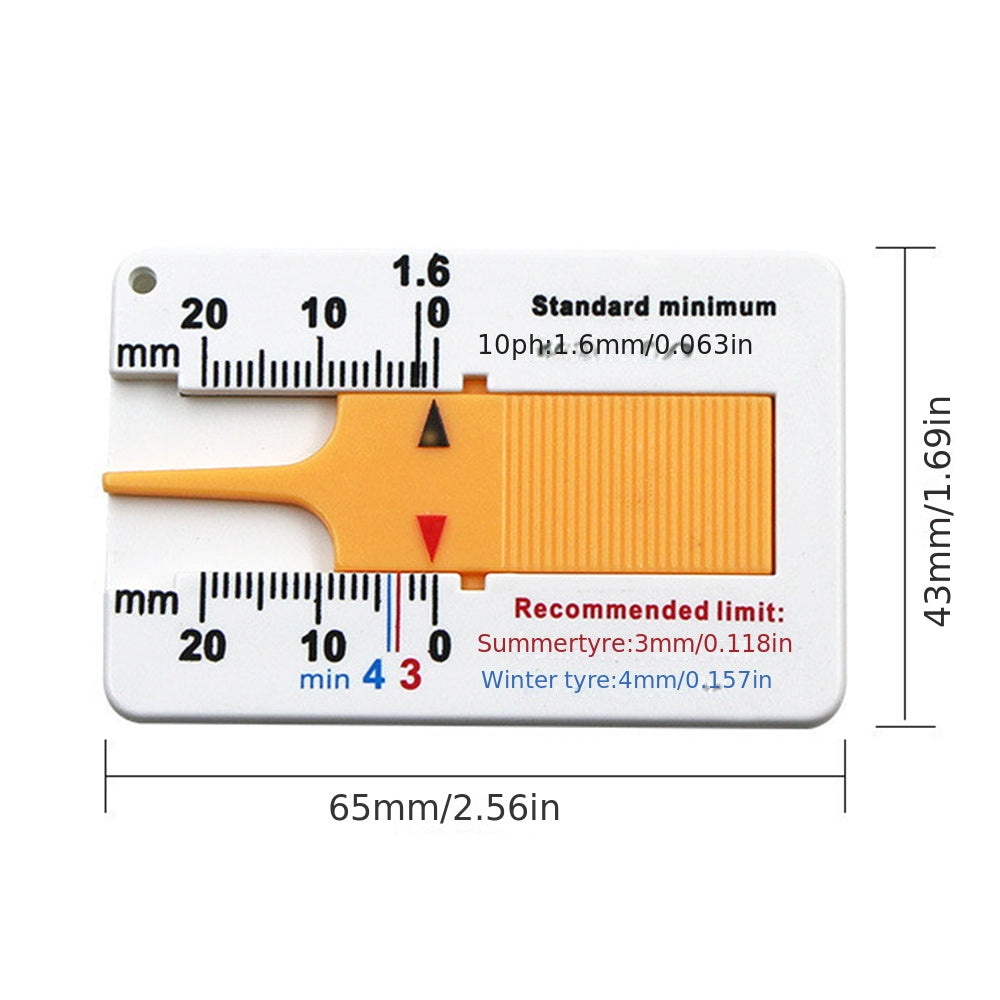 Auto Tyre Caliper Gauge for Cars Caravans Trailers