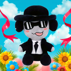 Forsaken Chance Plus Plush Toy - Cartoon Plushie with Hat & Glasses