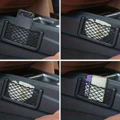 Car Mobile Phone Bag Storage Mesh Rack Car Debris Storage