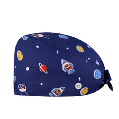Cotton Nurse Cap with Sweatband - Adjustable Unisex Working Hat