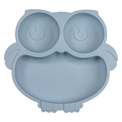 Silicone Children's Dinner Plate Owl Dinner Plate Food Supplement Tableware
