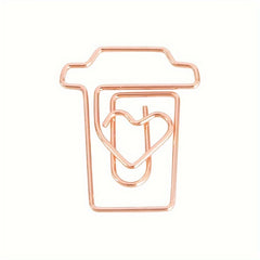 10pcs Special Metal Paper Clip for Office School