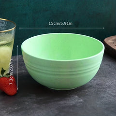 6pcs Unbreakable Cereal Bowl Microwave Dishwasher Safe