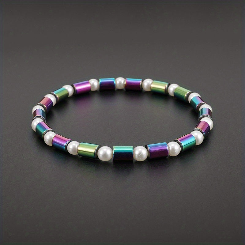 Colorful Beads Ankle Bracelet Elastic Anklet Bohemian Beach Accessories