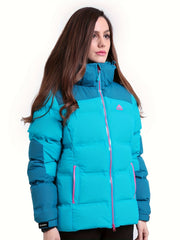 Women's Winter Hooded Puffer Coat - Thermal Sports Coat