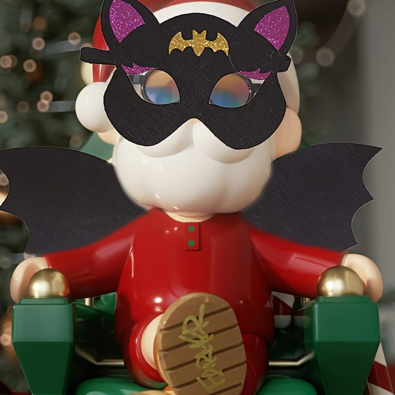 2pcs Kids Halloween Bat Wings Mask Set Cosplay Dress Up