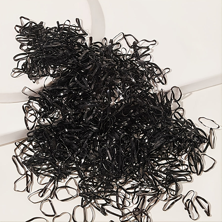 500pcs Girl's Small Elastic Hair Bands Ponytail Holder