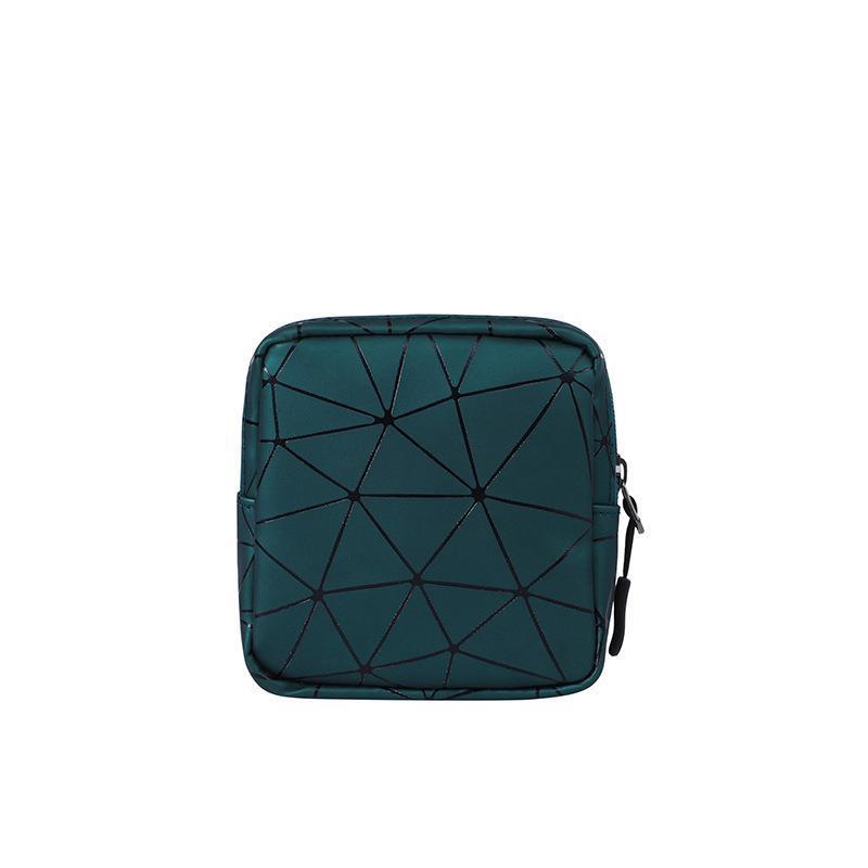 Geometric Zipper Storage Bag Lightweight Travel Organizer