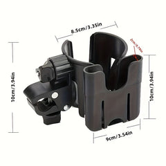 2-in-1 Cup Holder & Phone Holder for Stroller or Bike