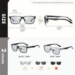 CoolPandas Photochromic Polarized Sunglasses Carbon Fiber Frame