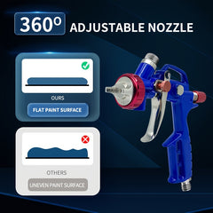 Traditional High Pressure Spray Gun 5mm Pneumatic Spray Gun
