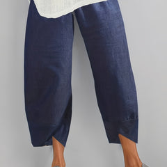 Women's Plus Breathable Wide Leg Pants