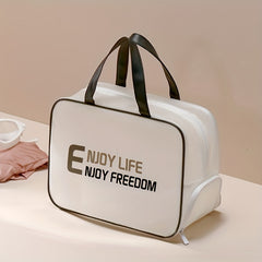 Large Capacity Portable Toiletry Bag with Dry and Wet Separation