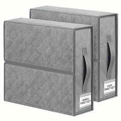 3pcs Quilts Bed Sheet Storage Box Dustproof Underbed Container Bag
