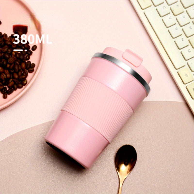 380ml 510ml Double Stainless Steel Thermal Mug Non-slip Car Vacuum Flask