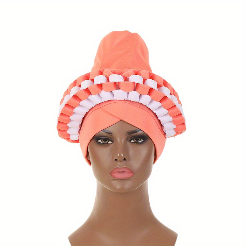 Double Braided Turban Cap Beanie Elastic Bonnet Head Wrap Hijab Hat Women