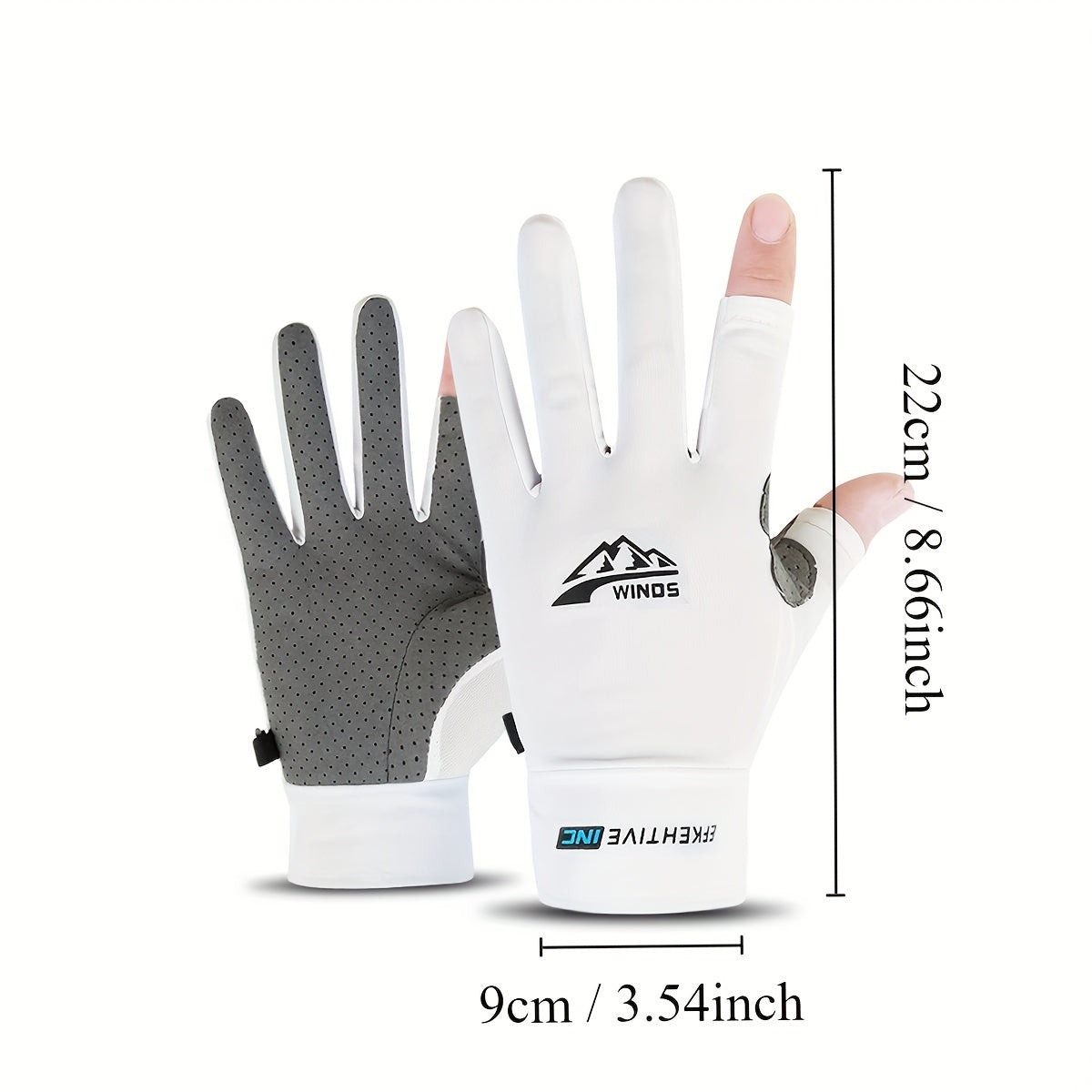 UV Protection Fingerless Gloves for Fishing Cycling