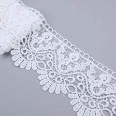 Europe Crown Lace Trim Pattern Inelastic Embroidery Lace