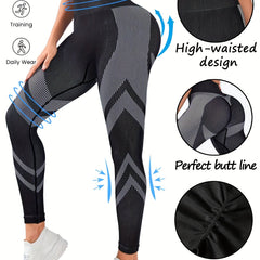 Tummy Control Fitness Pants High Waist Yoga Leggings For Women