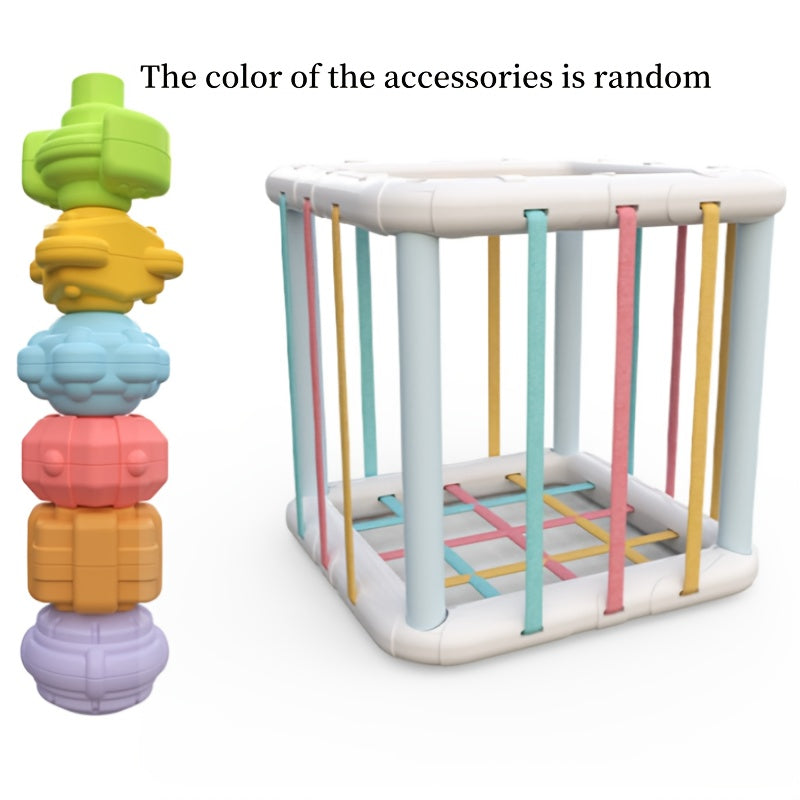 Rainbow Sesame Sensory Toy for Babies - Shape Recognition & Motor Skills