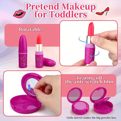 Princess Makeup Set with Pink Bag and Eyeshadow Palette