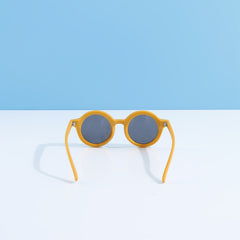 Girls Casual Polarized Sunglasses Vintage Round Frame UV Protection