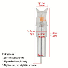 6pcs Luminous Arrow Nock For 0.3in ID Shaft Archery Accessory