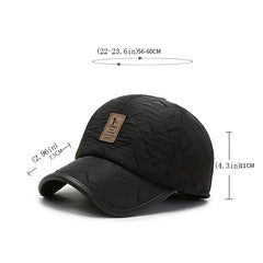 Men's Winter Windproof Baseball Cap Outdoor Ear Protection Hat
