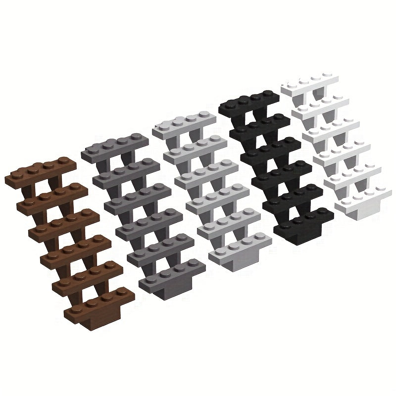 5pcs Building Block Staircase Character Christmas Architectural DIY Toys