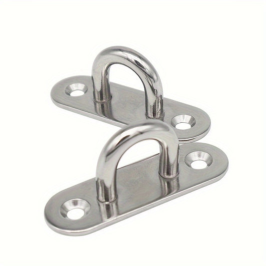 Heavy Duty Stainless Steel Pad Eye for Yoga Hammock Swing