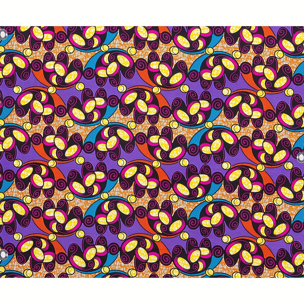 8pcs African Wax Print Fabric - DIY Earrings & Headwraps