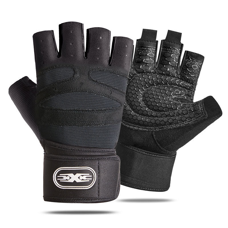 Unisex Breathable Fitness Gloves with Sunshade Closure