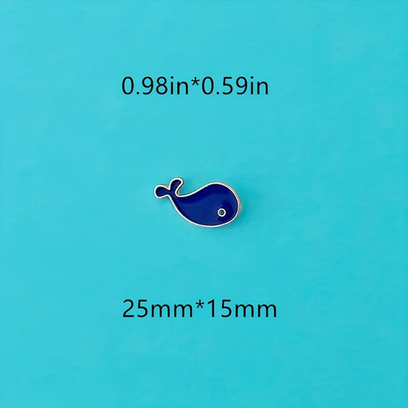 Whale Shape Alloy Brooch Clothing Accessory Pin Mini Neckline Decoration