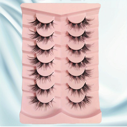 7 Pairs Little Devil Lashes 3D Fluffy Faux Mink Hair Lashes