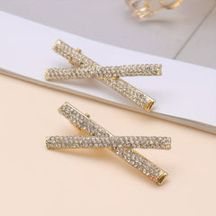 Cross Rhinestone Hair Clip for Women