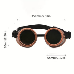 Steampunk Glasses Halloween Party Windproof Cycling Glasses