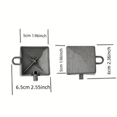 8pcs Outdoor Plastic Self-Splicing Floor for Balcony Terrace Courtyard