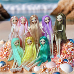 26 Doll 11 81inch Skinny Cartoon 3D Animation Face Dream Eyes 26 Flat Body Doll