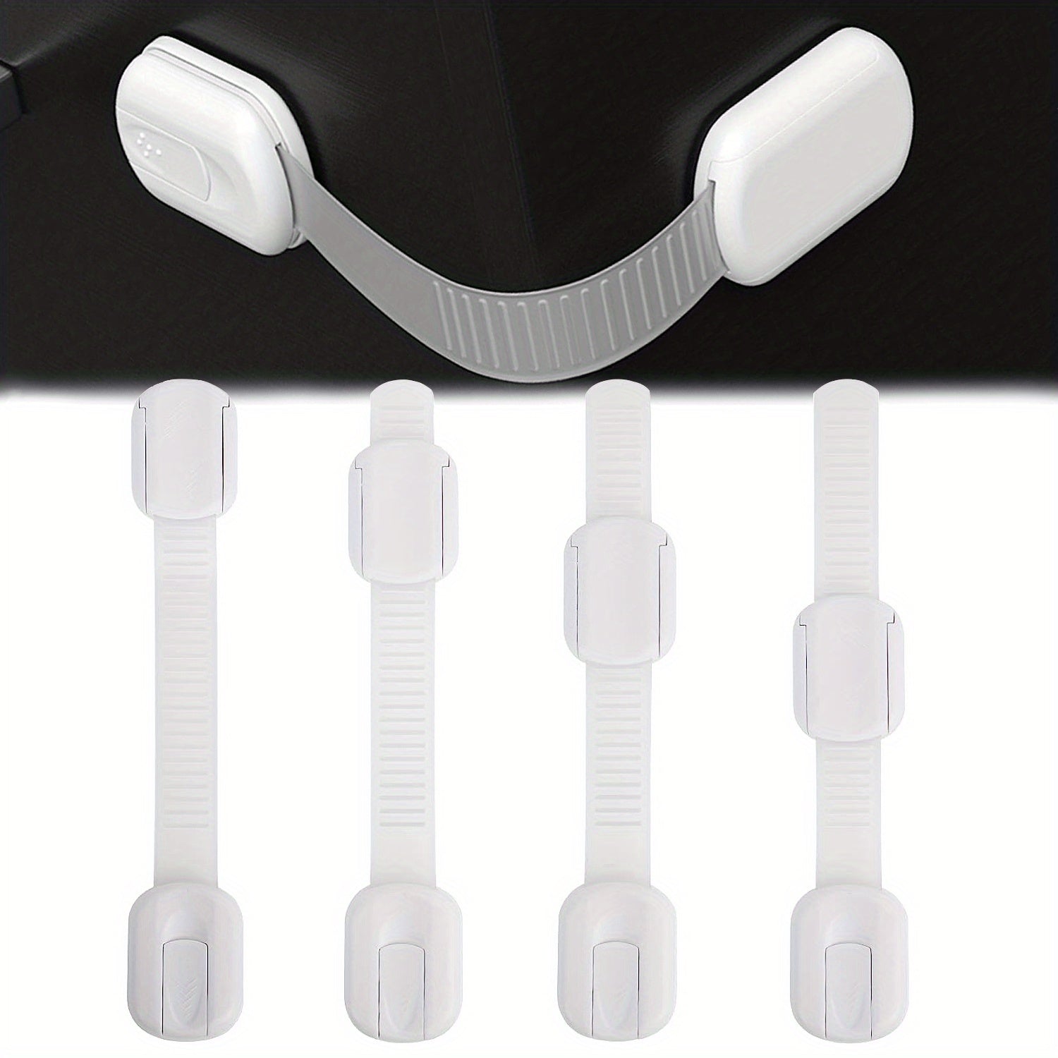 Baby Locks Adhesive Straps Child Safety Cabinet Proofing
