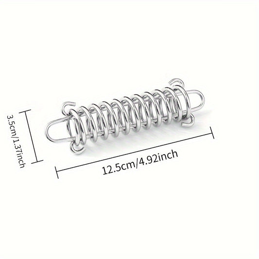 1pc Stainless Steel Spring High Strength Steel Spring For Camping Tent Rope