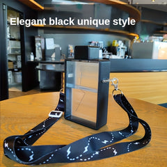 Square Plastic Water Bottle with Shoulder Strap