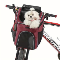 Pet Carrier Bike Basket Bag Multifunctional Dog Cat Backpack