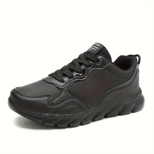 Waterproof Non-slip Running Shoes PU Leather Casual Sneakers Women's Footwear